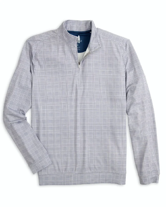 Johnnie-O Justin Quarter Zip Earthy Men's Hemp