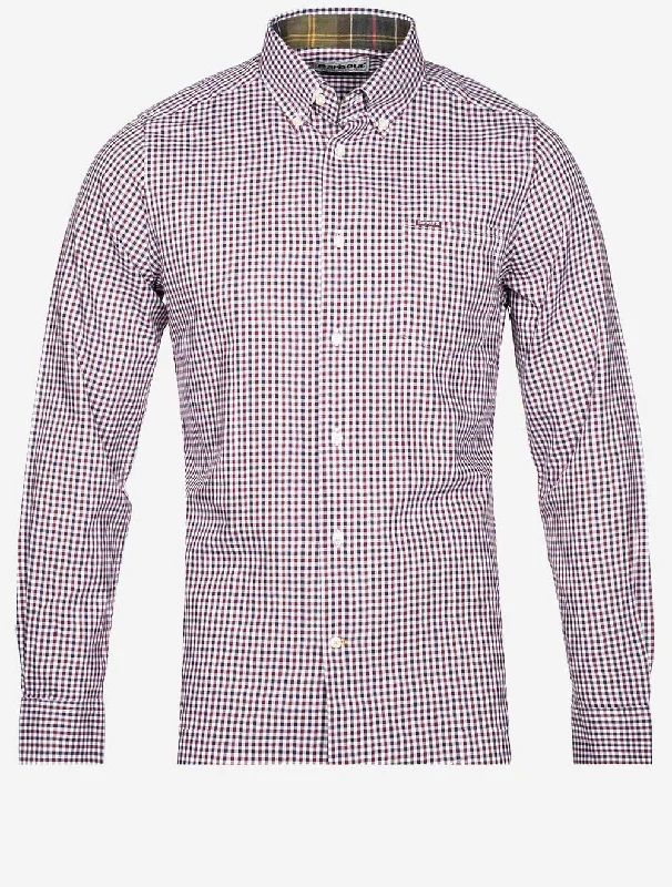 Padshaw Tailored Shirt Rich Red British Gentleman Style