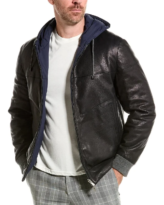 Brunello Cucinelli Reversible Leather Jacket