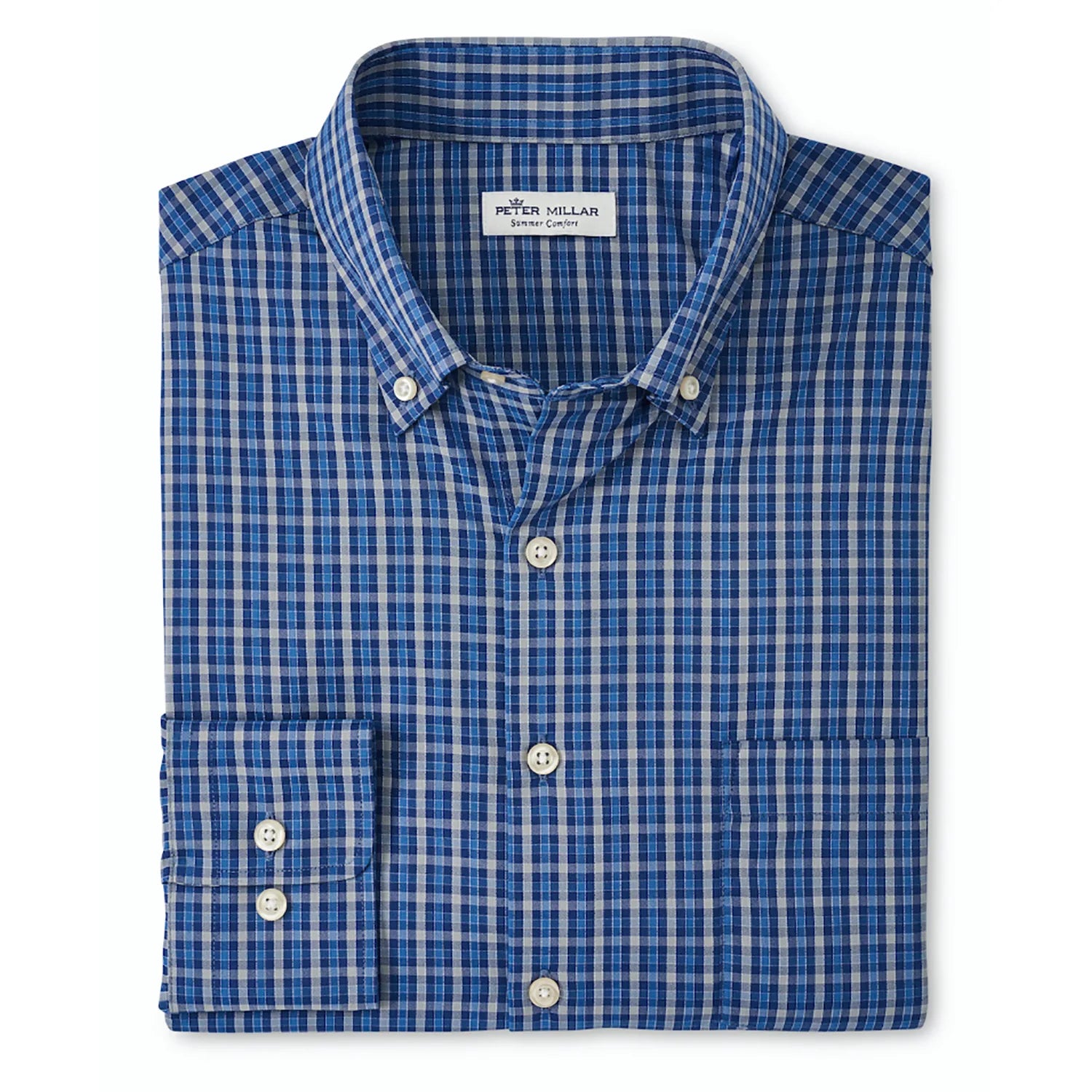 Peter Millar Tadley Twill Sport Shirt Youthful Men's Anime