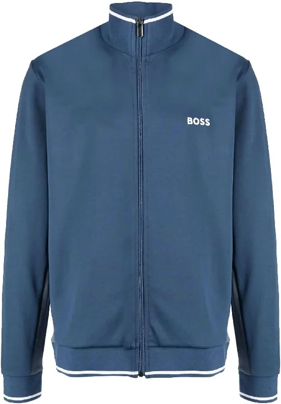 Men's Tracksuit Jacket In Blue