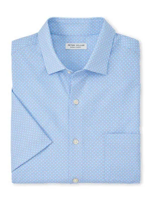 Peter Millar Shannon Poplin Sport Shirt Beach
