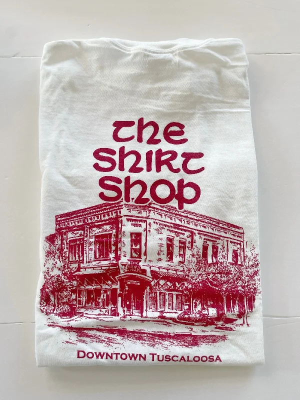 TSS Building Short Sleeve T-Shirt Elegant Men's Cashmere