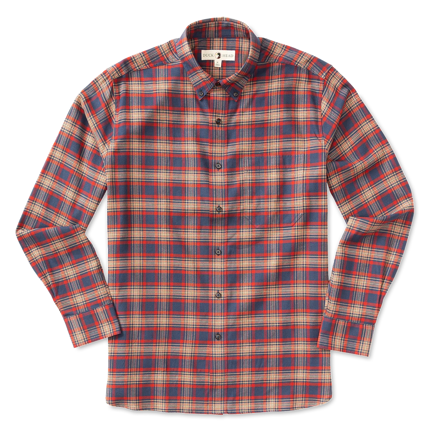 Duck Head Woodlawn Plaid Sport Shirt Masculine Men's 