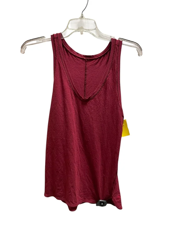 Athletic Tank Top By Lululemon In Red, Size: S Practical Men's Quick