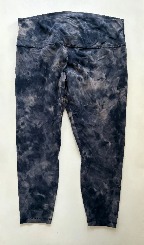 Athletic Leggings By Lululemon In Multi-colored, Size: 1x Polished Men's Satin