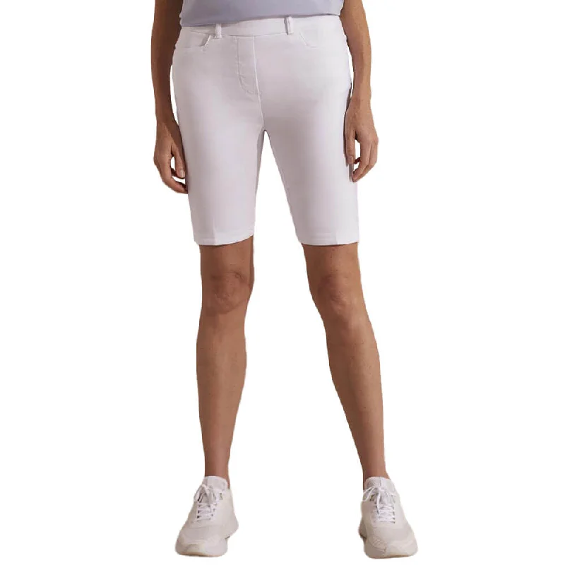 Tribal 10-Inch Flatten It Pull On Short With Side Slits - White Dynamic Men's High
