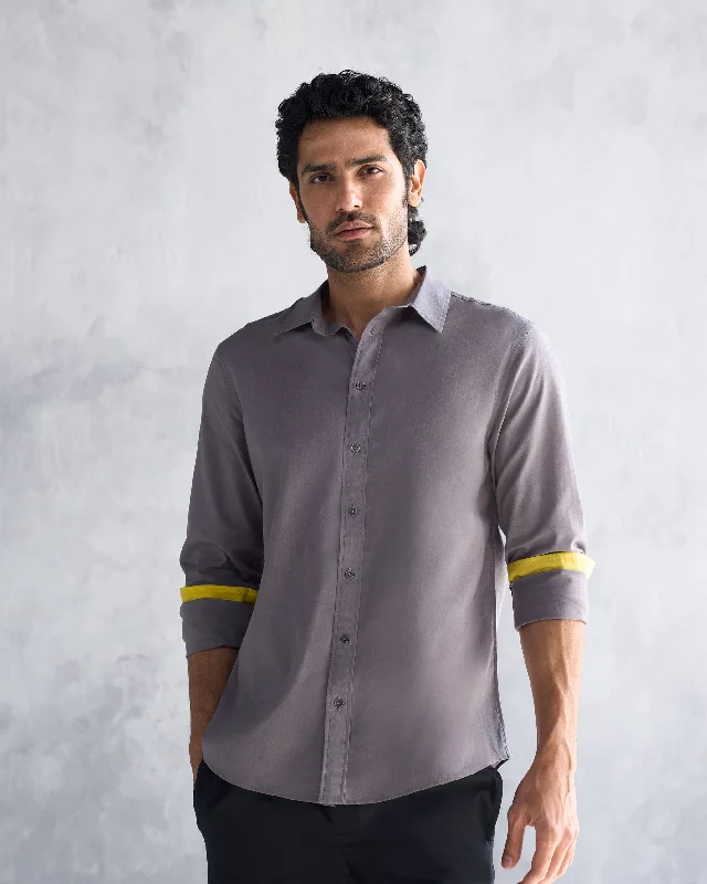 Classic Shirt - Charcoal Sporty Men's Athleisure 