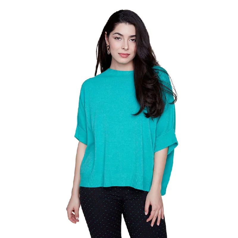 Renuar Knit Sweater - Peacock Vacation