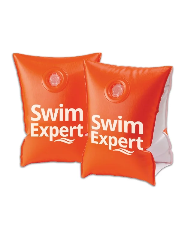 Swimming Arm Bands for Adults - 60kg+ - Orange