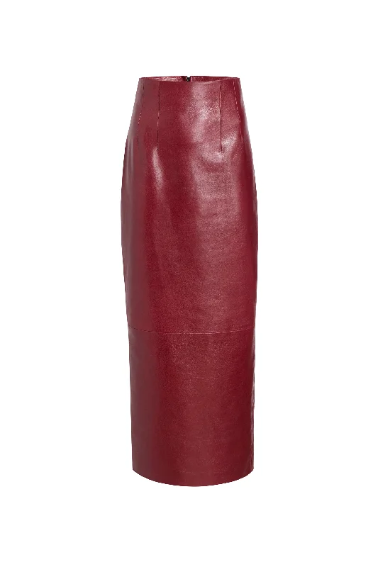 Loxley Leather Pencil Skirt Trendy Men's Oversized