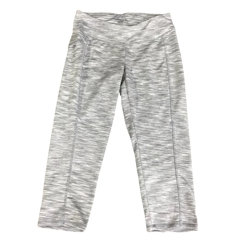 Athletic Leggings Capris By Danskin In Grey, Size: S Elegant Men's Cashmere