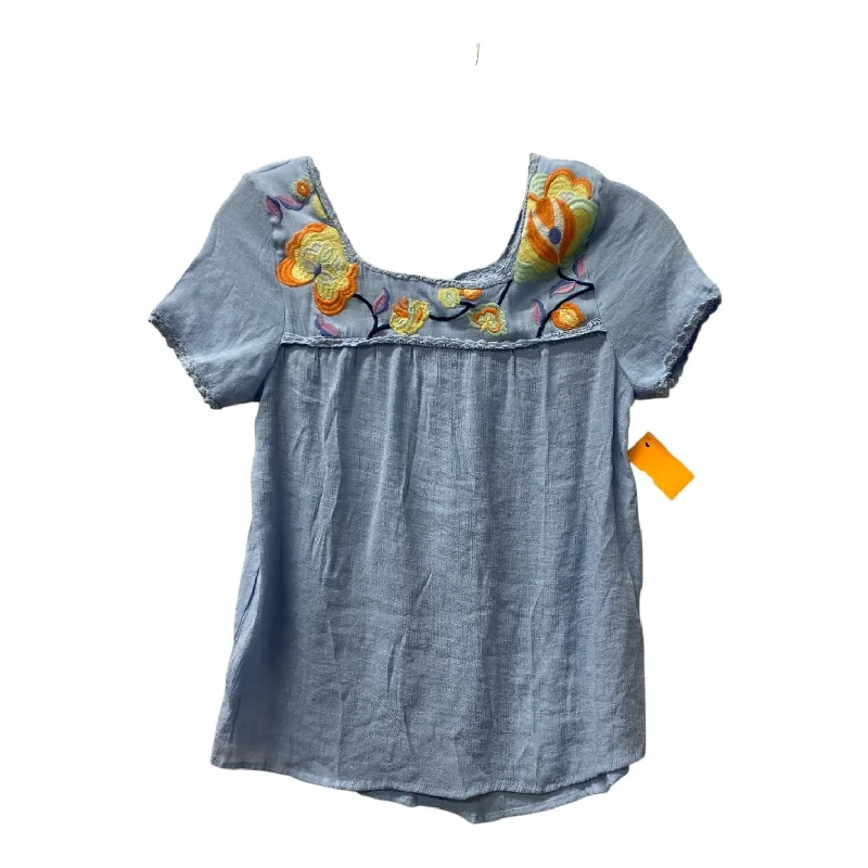 Top Ss By Blu Pepper In Blue, Size:S Bold Men's Statement
