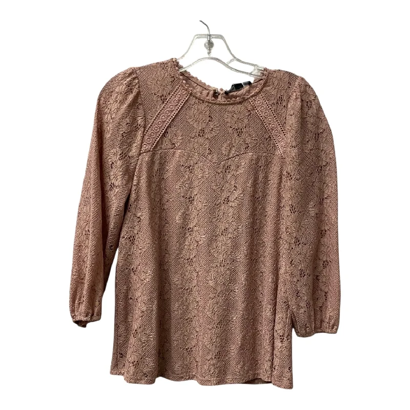 Top Ls By Cable And Gauge In Pink, Size:M Refined Men's European