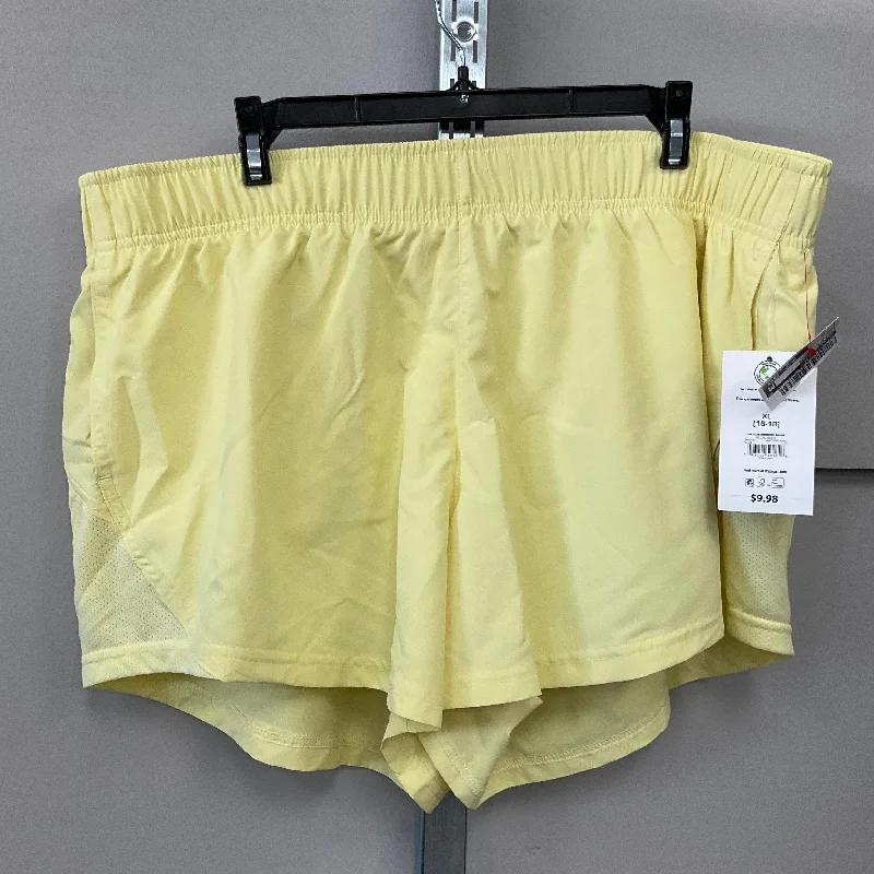 Athletic Shorts By Athletic Works In Yellow, Size: Xl Luxurious Men's High