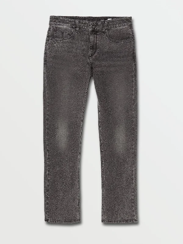 Solver Modern Fit Jeans - Hesher Grey Polished Men's Silk