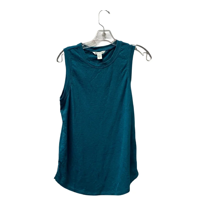 Athletic Tank Top By Athleta In Teal, Size:S Earthy Men's Sustainable 