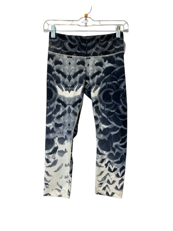 Athletic Leggings By Lululemon In Grey & White, Size: 4 Tough Men's Military