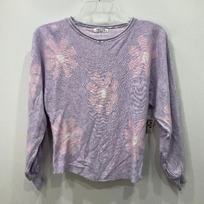 Top Long Sleeve By ekouaer In Purple, Size: S Monochromatic Office Style