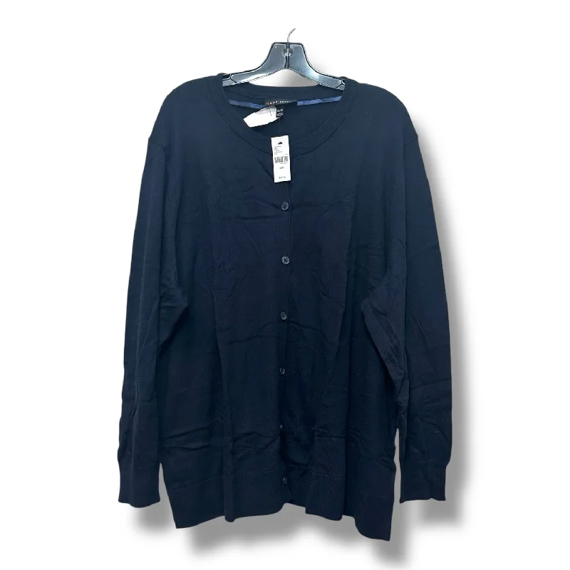 Cardigan By Lane Bryant In Navy, Size: 3x Trendy Men's Bucket