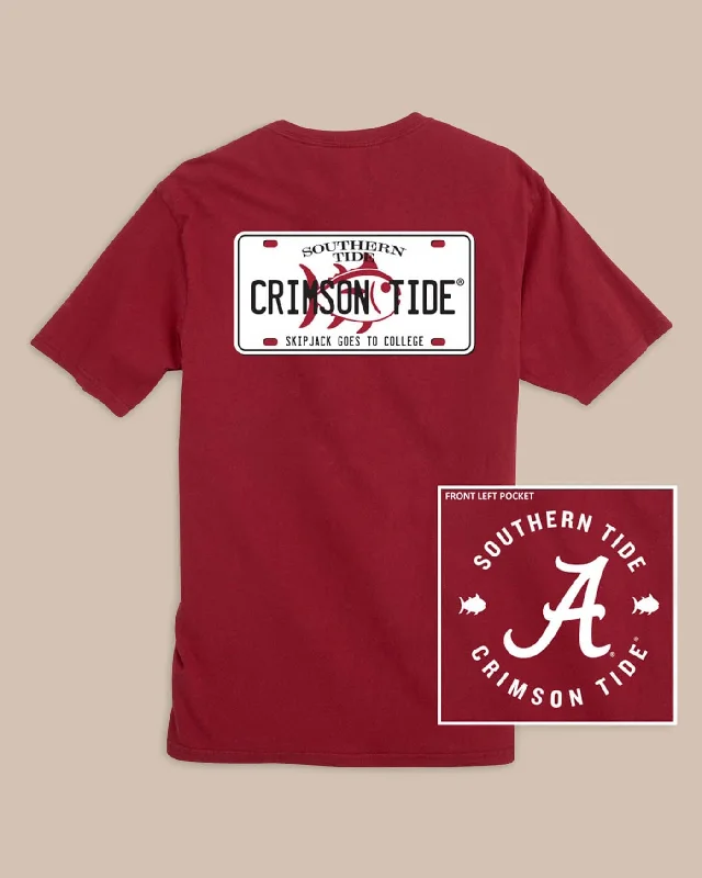 Alabama Crimson Tide License Plate T-Shirt