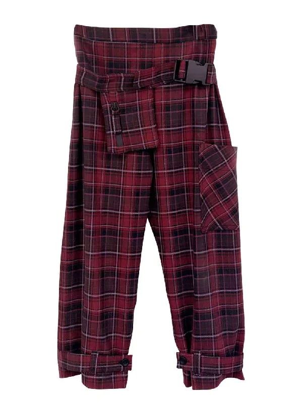 Pargo Red Check Trousers