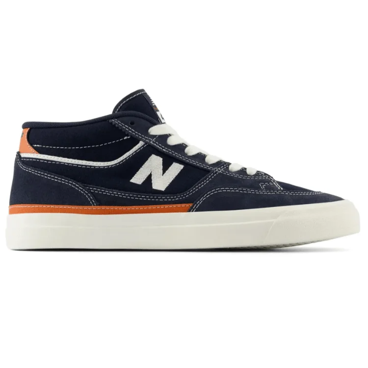 New Balance 417 Franky Villani Skate Shoes - Navy/ Orange Laid