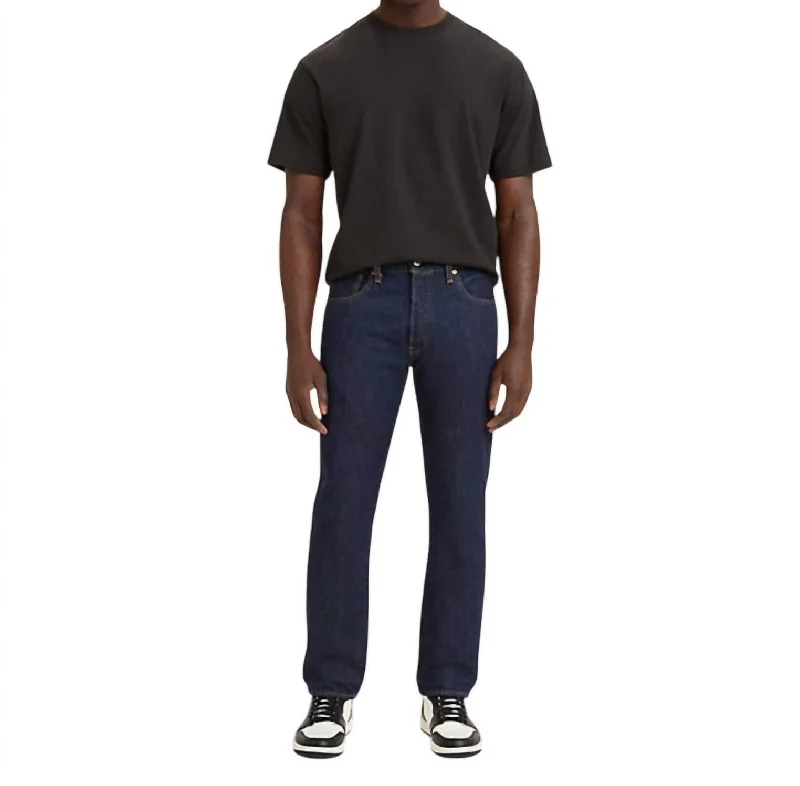 501 Original Straight Leg Jeans In Rinse Casual Men's Short
