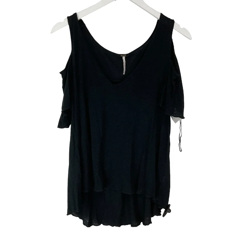 Black Top Short Sleeve Basic Free People, Size Xs Athletic Men's High