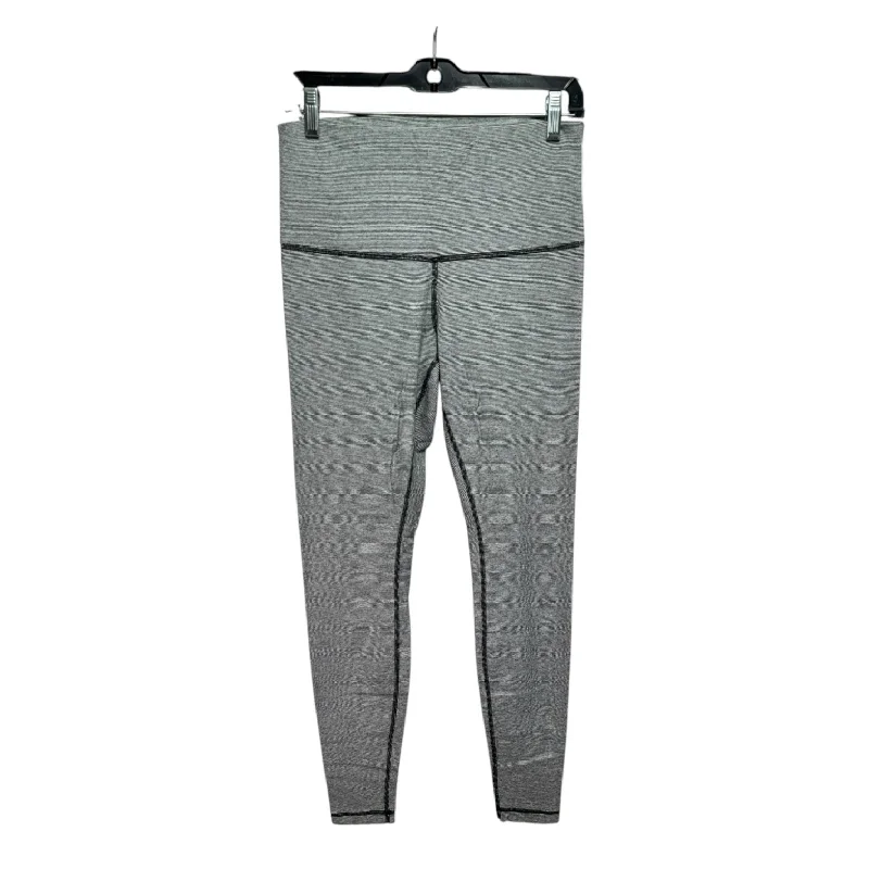 Athletic Leggings By Lululemon In Striped Pattern, Size: 12 Refined Men's Classic 