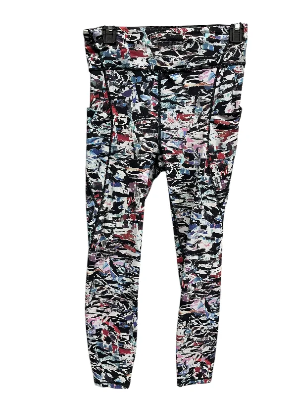 Athletic Leggings By Lululemon In Multi-colored, Size: 8 Refined Men's European