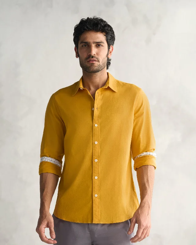Classic Shirt - Ochre Traditional Men's Country