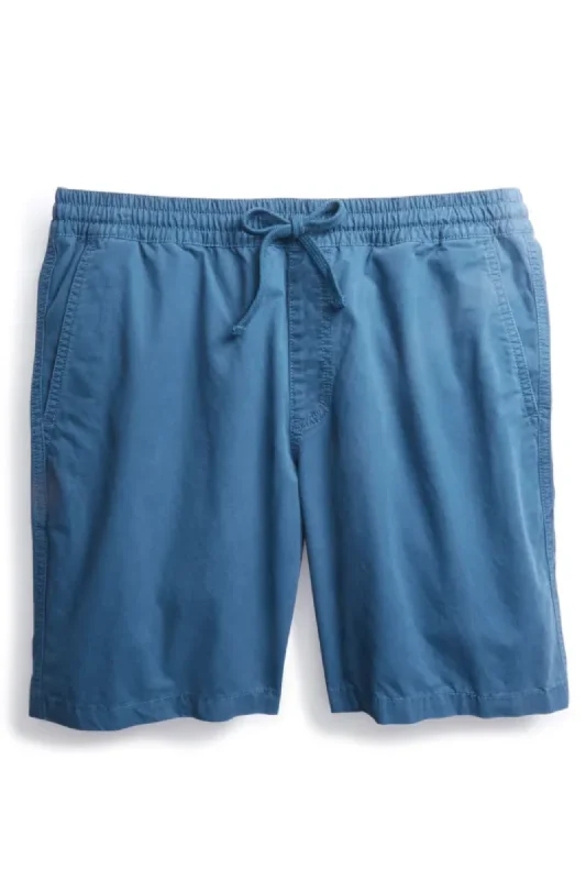 Vans Mens Range Relaxed Elastic Short Blue Mirage Cclassic Men's Tweed
