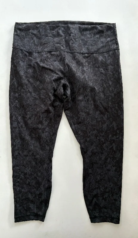 Athletic Leggings By Lululemon In Black, Size: 1x Refined Men's Velvet