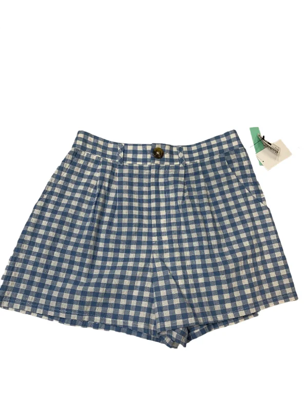 New! Blue White Shorts Abound, Size M Youthful Men's Anime