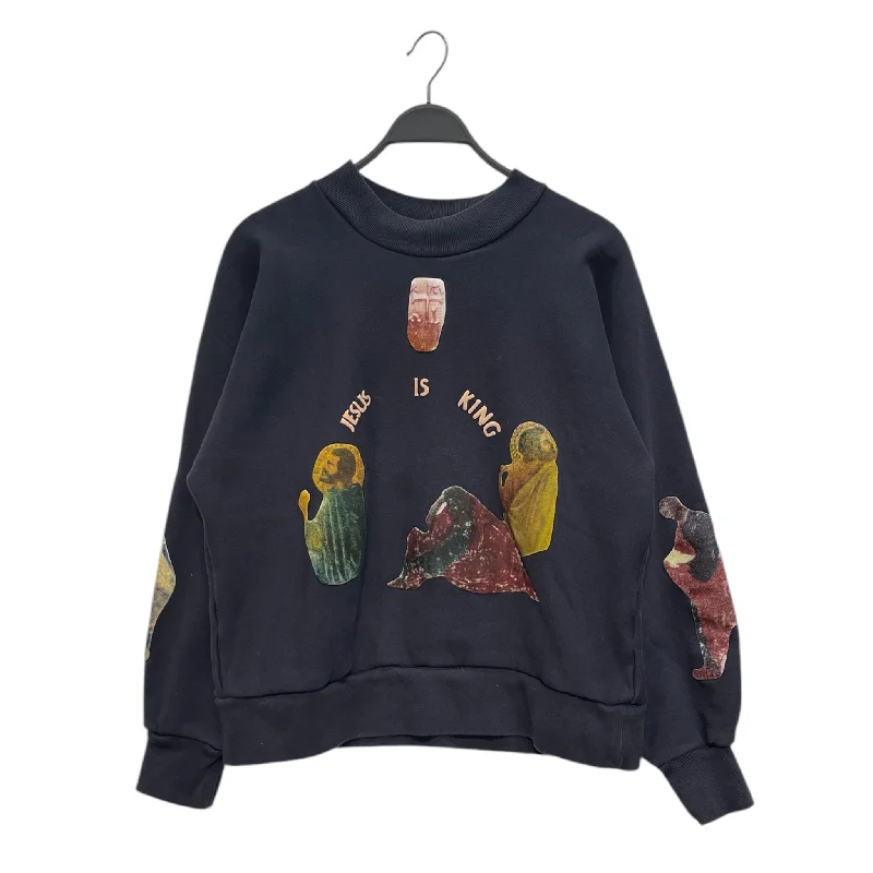 YEEZY/Hoodie/M/Cotton/NVY/RN 155534 JESUS IS KING Artistic Men's Avant