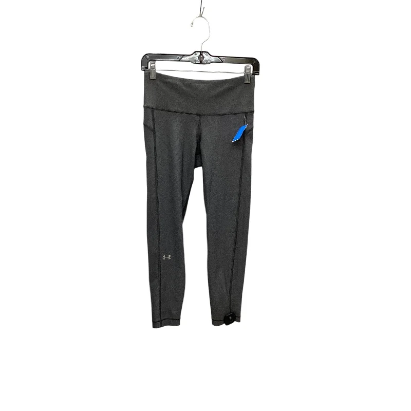 Athletic Leggings By Under Armour In Grey, Size: M Trendy Men's Scandinavian