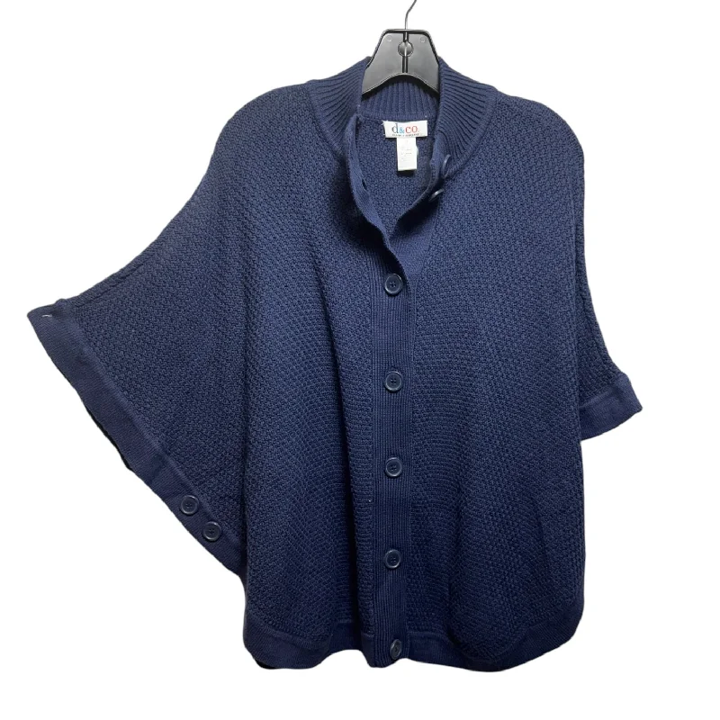 Shawl Sweater Cardigan By Denim And Company In Navy, Size: M Minimalist Men's Casual 