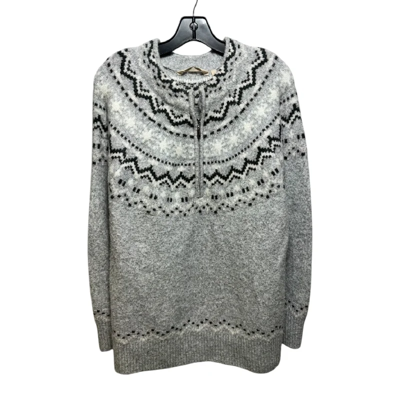 Sweater By Soft Surroundings In Grey, Size: L Casual Men's Short