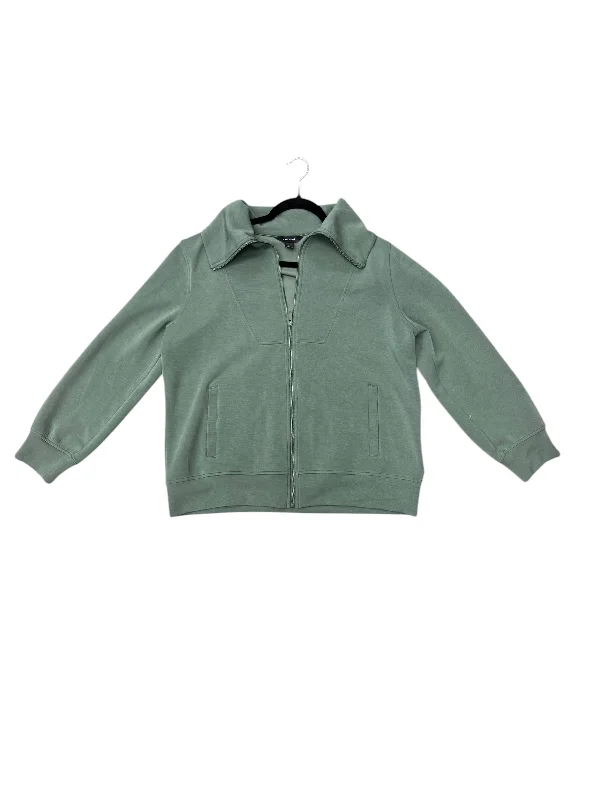 Sweatshirt Collar By Clothes Mentor In Green, Size: L