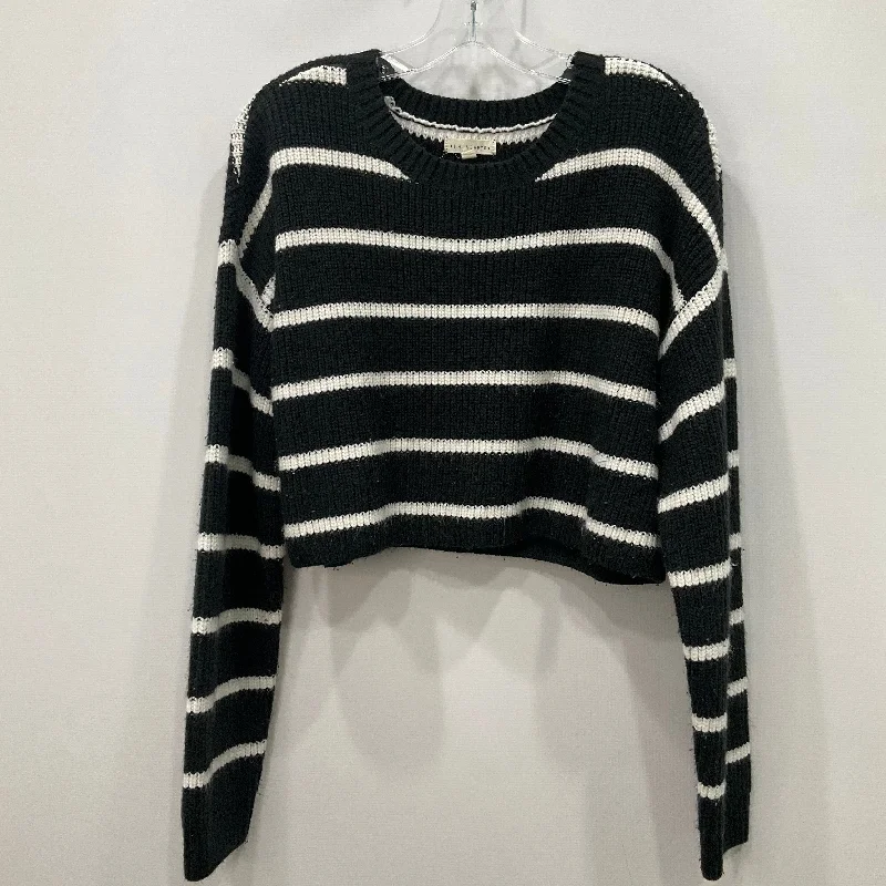 Sweater By La Hearts In Black & White, Size: M Unique Men's Upcycled