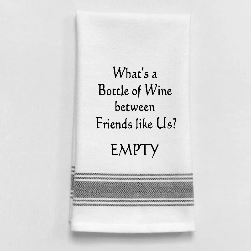 Tea Towel - BB-W-131  What's a bottle of wine between friends like us... Athletic Men's Compression