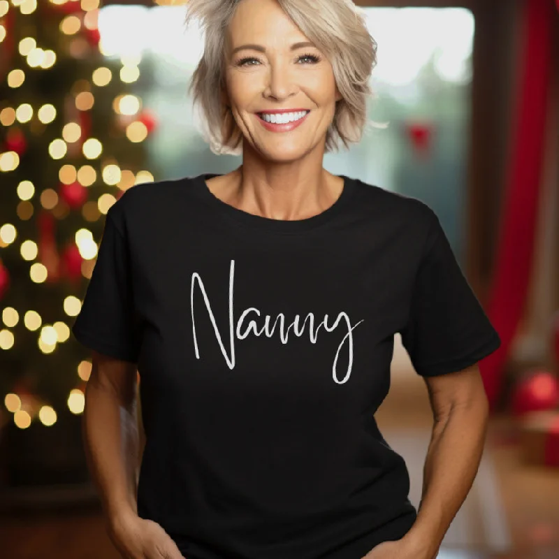 Nanny Wave Script T-Shirt