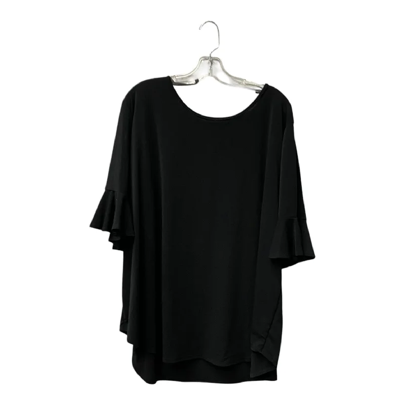Top Ss By Croft And Barrow In Navy, Size:3X Adventure
