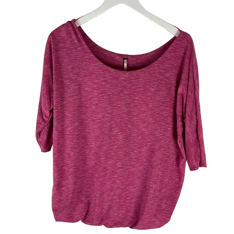 Top 3/4 Sleeve Basic By Free People  Size: S Modern Men's Tech