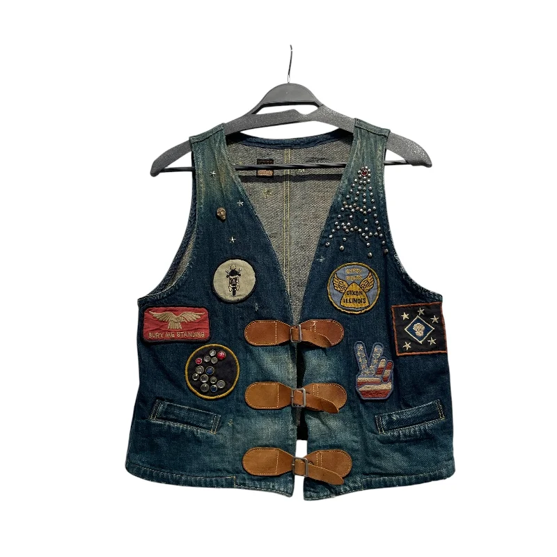 KAPITAL/Vest/M/Denim/IDG/GYPSY RIDER Confident Men's High