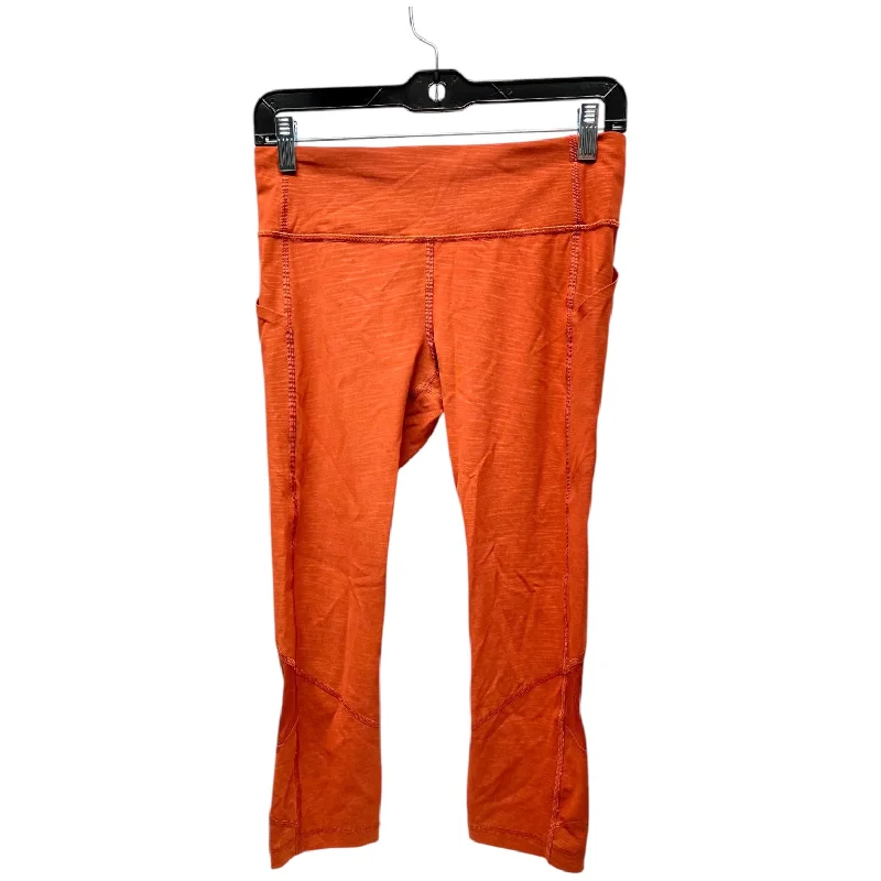 Athletic Leggings By Lululemon In Orange, Size: 6 Tough Men's Military