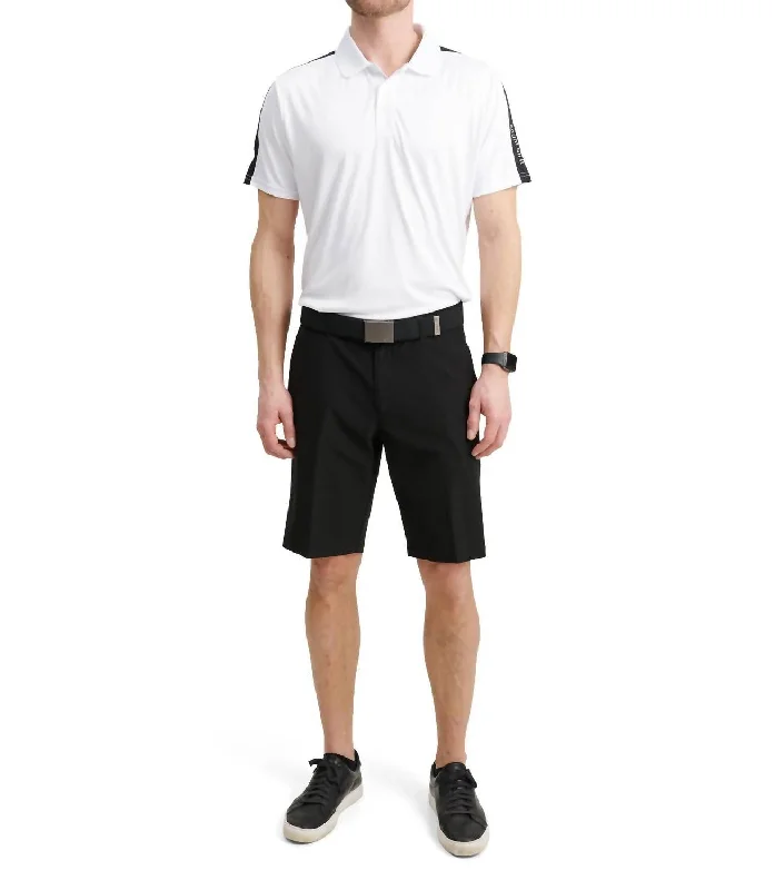 Men Mellion 4 Ways Stretch Shorts In Black Monochromatic All