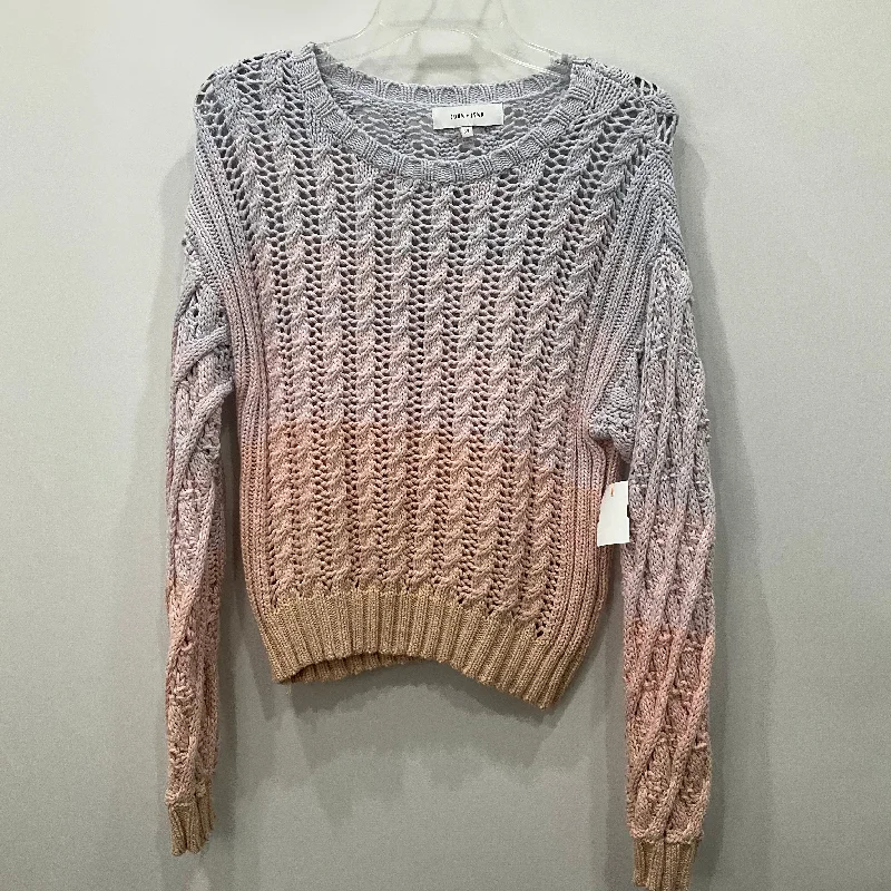Sweater By John + Jenn In Pink & Purple, Size: S Sophisticated Men's French