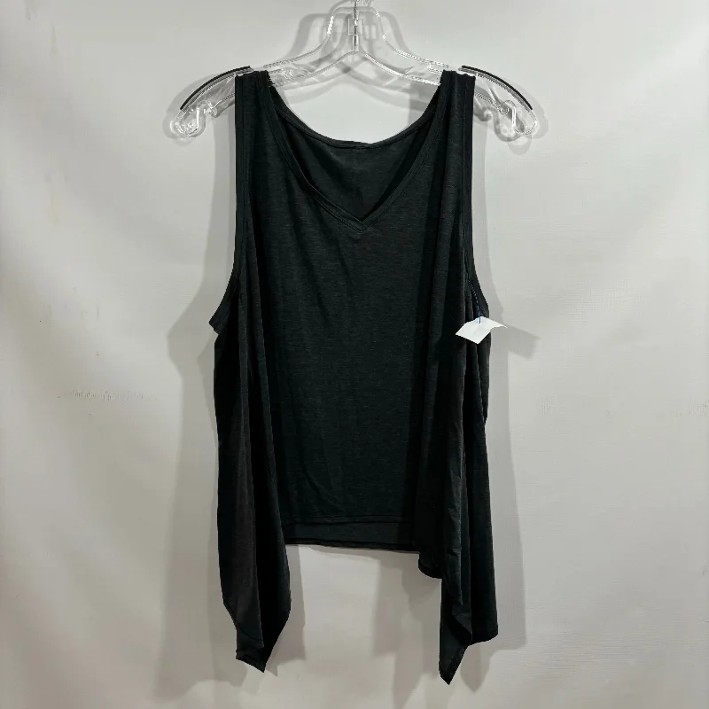 Athletic Tank Top By Lululemon In Grey, Size: 6 Cozy Men's Sherpa